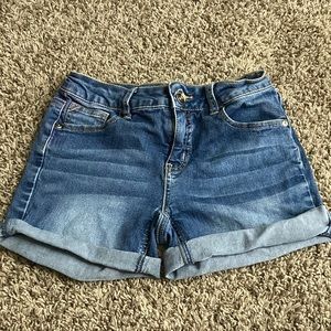 Justice denim jean shorts